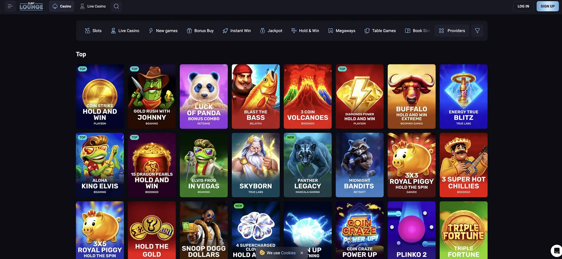 Slotlounge slots catalogue